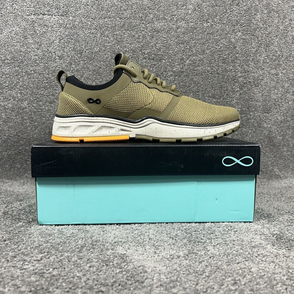 Infinity By Cherokee Fly Men’s Size 9 Green Nursing Athletic Running Shoes New